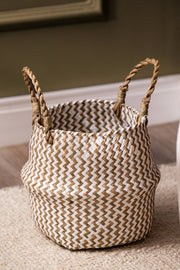 Canasto Plegable Sea Grass de D27cm x H27cm