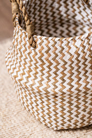 Canasto Plegable Sea Grass de D27cm x H27cm