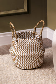 Canasto Plegable Sea Grass de D27cm x H27cm