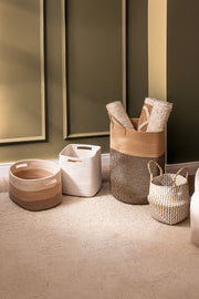 Canasto Plegable Sea Grass de D27cm x H27cm