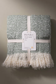 Manta Degradé con Flecos para Pie de Cama