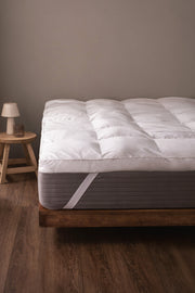 Pillow cubrecolchón Tela 100% Algodón con relleno de Fibra Power