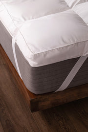 Pillow cubrecolchón Tela 100% Algodón con relleno de Fibra Power