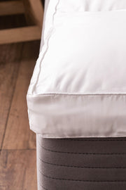 Pillow cubrecolchón Tela 100% Algodón con relleno de Fibra Power