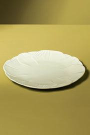 Plato Playo de 27cm Glaze Flower Petal Verde
