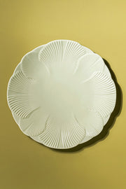 Plato Playo de 27cm Glaze Flower Petal Verde