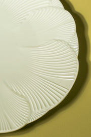 Plato Playo de 27cm Glaze Flower Petal Verde