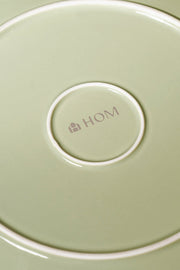 Plato Playo de 27cm Glaze Flower Petal Verde