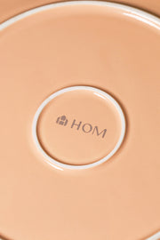 Plato Playos de 27cm Glaze Flower Petal Peach