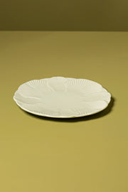 Plato de Postre de 21cm Glaze Flower Petal Verde