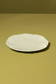 Plato de Postre de 21cm Glaze Flower Petal Verde