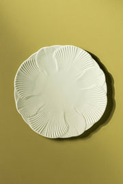 Plato de Postre de 21cm Glaze Flower Petal Verde