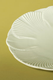 Plato de Postre de 21cm Glaze Flower Petal Verde