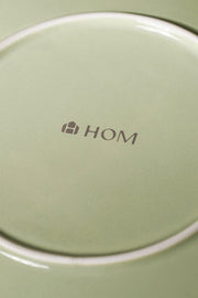 Plato de Postre de 21cm Glaze Flower Petal Verde