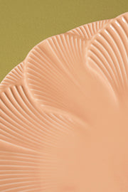 Plato de Postre de 21cm Glaze Flower Petal Peach