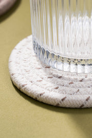 Setx6 Posa Vasos combinados de Algodón de 11.3cm