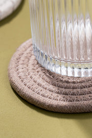 Setx6 Posa Vasos combinados de Algodón de 11.3cm