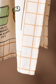 Repasador Algodón estampado con Receta Budín de Banana 50X70cm