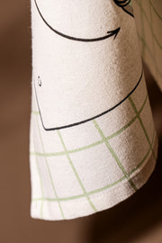 Repasador Algodón estampado con Receta Hummus 50X70cm