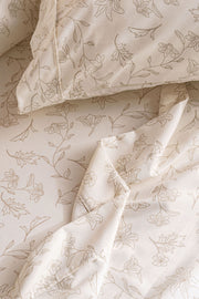 Juego de Sábanas Cotton Touch - Estampa Gardenias