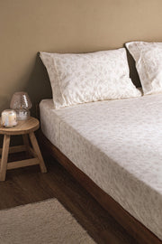 Juego de Sábanas Cotton Touch - Estampa Gardenias