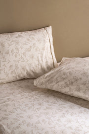 Juego de Sábanas Cotton Touch - Estampa Gardenias