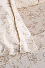 Juego de Sábanas Cotton Touch - Estampa Gardenias