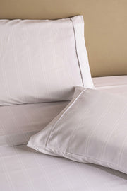 Juego de Sábanas Cotton Touch - Rayadas Gris