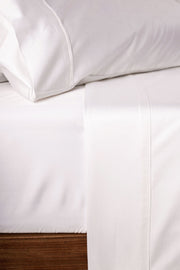 Juego de Sábanas 100% Bambú de 1000 Hilos Blanco