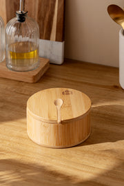 Contenedor de Bamboo con Cuchara