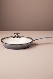 Sartén Con Tapa Dutch Oven Hierro Fundido Gris 26cm