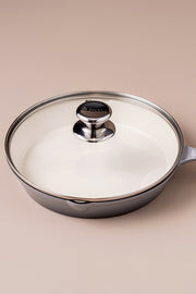 Sartén Con Tapa Dutch Oven Hierro Fundido Gris 26cm