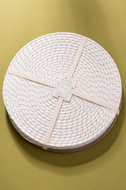 Setx6 Individuales de Algodón combinados de 38cm