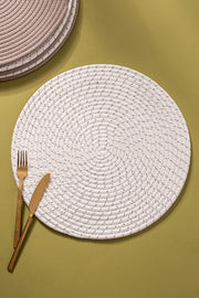 Setx6 Individuales de Algodón combinados de 38cm