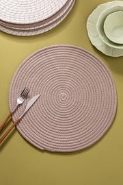 Setx6 Individuales de Algodón combinados de 38cm