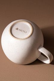 Taza Mug Cerámica con Borde Color