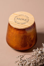 Vela aromática de Soja de 600ml intensa de larga duración Fragancia Bergamot Essence.