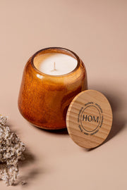 Vela aromática de Soja de 600ml intensa de larga duración Fragancia Bergamot Essence.