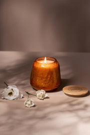 Vela aromática de Soja de 600ml intensa de larga duración Fragancia Bergamot Essence.