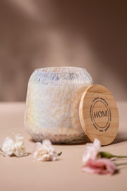 Vela aromática de Soja de 600ml de larga duración Fragancia Citrus & Petals