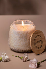 Vela aromática de Soja de 600ml de larga duración Fragancia Citrus & Petals