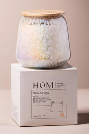 Vela aromática de Soja de 600ml de larga duración Fragancia Citrus & Petals