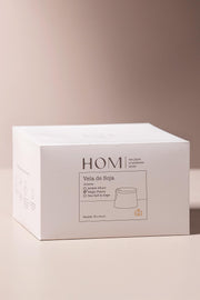 Vela aromática de Soja de 600ml intensa de larga duración con 3 pabilos Fragancia Sea Salt & Sage